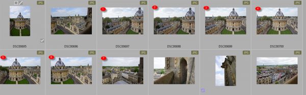 How to create a panorama using photomerge