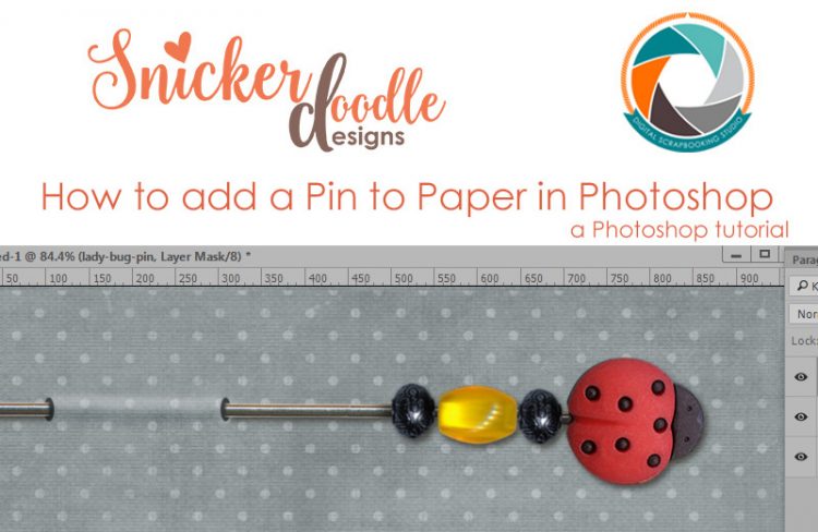 How to Add a Pin to Paper in Photoshop