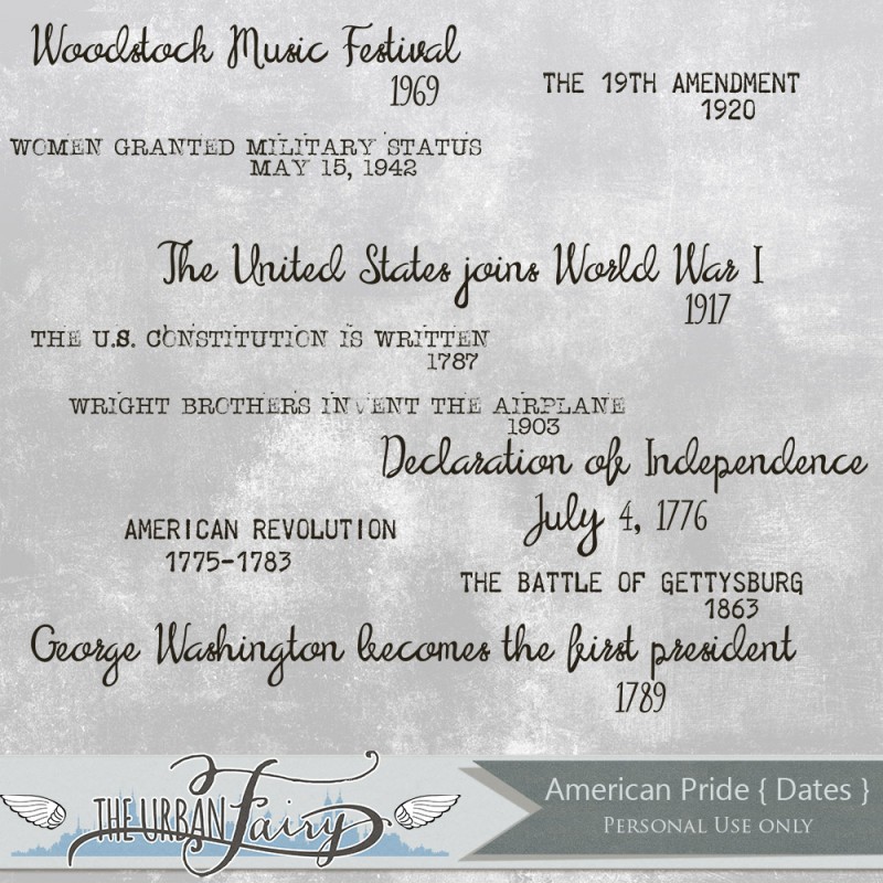 American Pride { Dates }
