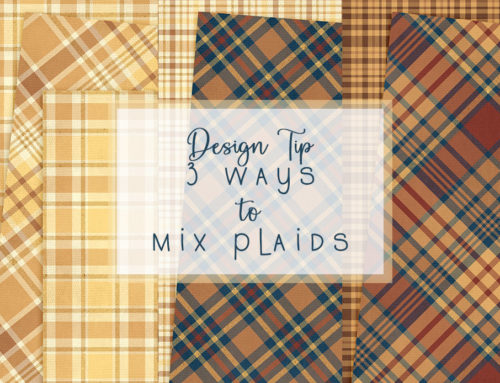 Design Tip: 3 Ways to Mix Plaids