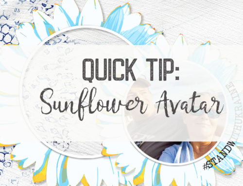 Quick Tip: Sunflower Avatar