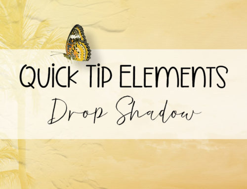 Quick Tip Elements: Drop Shadow