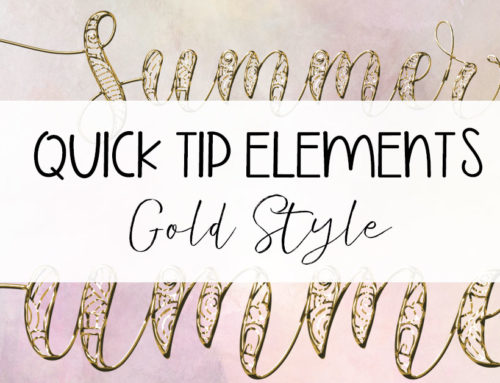 Quick Tip Elements: Gold Style
