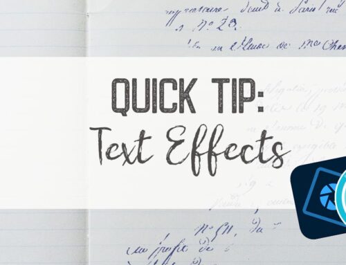 Quick Tip: Text Effects