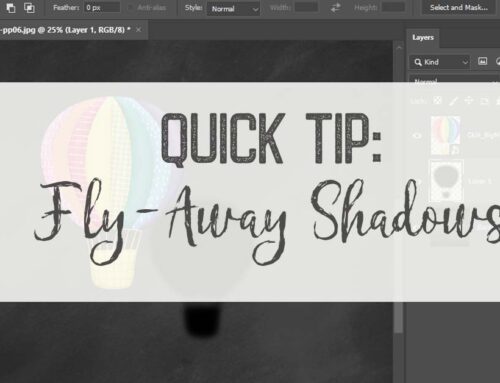 Quick Tip: Fly-Away Shadows