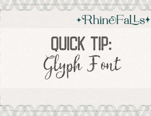 Quick Tip: Glyph Font